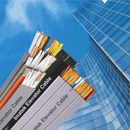 Cáp Điện Thang Máy 24 Lõi, 36 Lõi Loại To, Bản Dẹt 