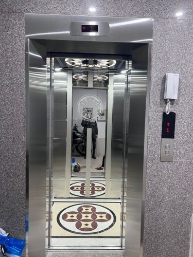 Lắp đặt thang máy tải khách 450kg 5stops 